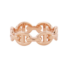 Load image into Gallery viewer, HERMES Chaine d'Ancre Anchene Ring Size PM/50/#10H110025B 00050 18K Pink Gold
