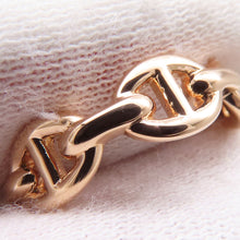 将图像加载到图库查看器中，HERMES Chaine d'Ancre Anchene Ring Size PM/50/#10H110025B 00050 18K Pink Gold
