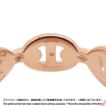 Load image into Gallery viewer, HERMES Chaine d'Ancre Anchene Ring Size PM/50/#10H110025B 00050 18K Pink Gold
