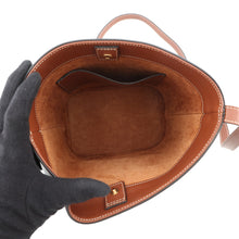 Load image into Gallery viewer, CELINE Cuill Triomphe bucket Tan113783DU3.04LU Calf Leather Size Small
