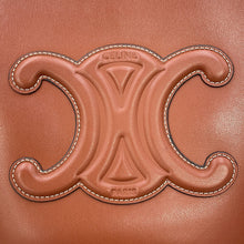 Load image into Gallery viewer, CELINE Cuill Triomphe bucket Tan113783DU3.04LU Calf Leather Size Small
