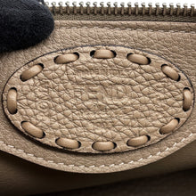 将图像加载到图库查看器中，FENDI Selleria Bytheway Greige8BL155 Calf Leather Size Medium
