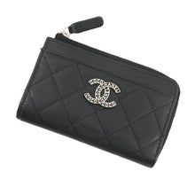 Load image into Gallery viewer, CHANEL Matelasse Card Case BlackAP3836-B15620-94305 Caviar Leather
