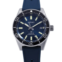 将图像加载到图库查看器中，SEIKO Prospex 1965 Mechanical Diver's Modern Design Save the Ocean Limited Edition W41.3mm Stainless Steel Silicon Blue DialSBDX053
