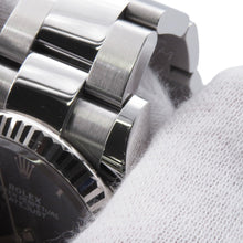 将图像加载到图库查看器中，ROLEX Datejust 36 W36mm Stainless Steel Aubergine Dial126234
