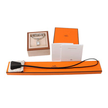 将图像加载到图库查看器中，HERMES Kelly watch W16mm Stainless Steel Sparkling White Lacquer DialKE4.110
