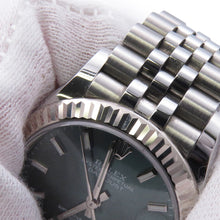 将图像加载到图库查看器中，ROLEX Datejust 31 W31mm Stainless Steel K18WG Mint Green Dial278274
