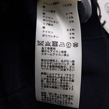 将图像加载到图库查看器中，HERMES Twillaine Top Size 40 Black/White Silk 87% Polyamide 10% Elastane 3%

