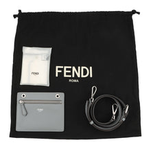 将图像加载到图库查看器中，FENDI Peekaboo 2WAY Handbag Gray7VA530 Leather Size Small
