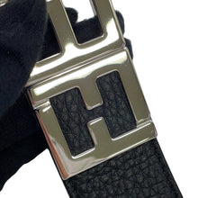 Load image into Gallery viewer, FENDI FENDI logo strap for short handbags. Black8AV483 Leather
