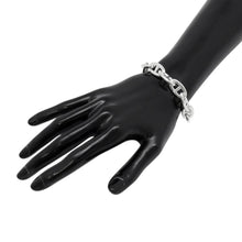 将图像加载到图库查看器中，HERMES Chaine d'Ancre Bracelet 15 frames Size GM SV925
