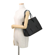 将图像加载到图库查看器中，ALAIA Alaïa MINATote Bag Black Leather
