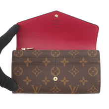 将图像加载到图库查看器中，LOUIS VUITTON Portefeuille Sarah FuchsiaM62234 Monogram

