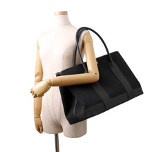 Load image into Gallery viewer, HERMES Neo Garden Black Toile Military Negonda Leather Size 41
