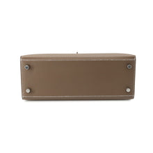 将图像加载到图库查看器中，HERMES Kelly Sellier Etoupe Veau Madame Size 25
