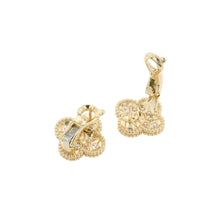 将图像加载到图库查看器中，Van Cleef &amp; Arpels Vintage Alhambra EarringVCARA44700 18K Yellow Gold
