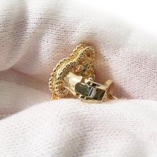 将图像加载到图库查看器中，Van Cleef &amp; Arpels Vintage Alhambra EarringVCARA44700 18K Yellow Gold
