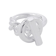HERMES Croisette Ring Size GM/55/#15 SV925