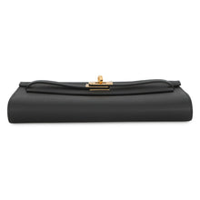 Load image into Gallery viewer, HERMES Kelly wallet long to go Black Epsom
