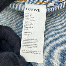 将图像加载到图库查看器中，LOEWE Anagram Trapeze Denim Jacket Size 40 Denim BlueS359Y50X95 Cotton100%
