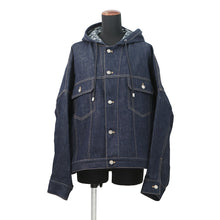 Load image into Gallery viewer, Dior Oblique Oversized Denim Jacket Size 40 Blue442V34A3161_X5461 Cotton100%
