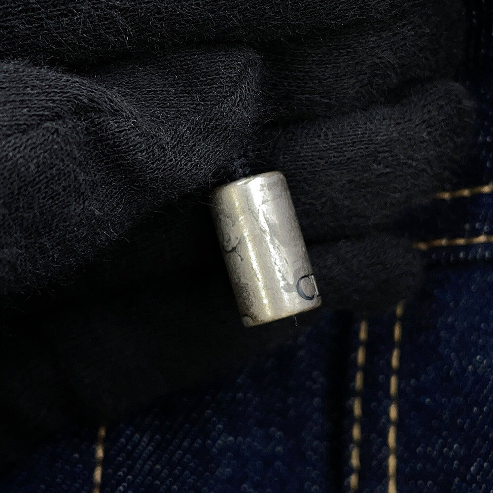 Dior Oblique Oversized Denim Jacket Size 40 Blue442V34A3161_X5461