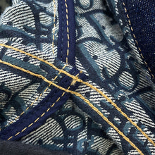 Load image into Gallery viewer, Dior Oblique Oversized Denim Jacket Size 40 Blue442V34A3161_X5461 Cotton100%
