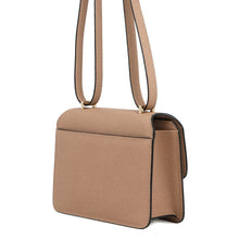 将图像加载到图库查看器中，Valextra Valextra Noro Shoulder Bag CashmereBeigeWBNL0065028LOC99MBC Soft Calf Leather Size Small
