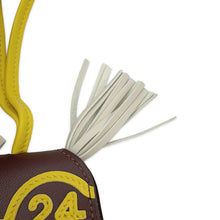 Load image into Gallery viewer, HERMES Rodeo Robeo 24 Craie/Terre/Jaune de Naples Lambskin Swift Leather Size PM
