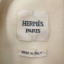 Load image into Gallery viewer, HERMES Short-sleeved bolero Size 34 Blanc Naturel Cashmere100%
