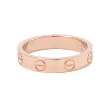 Load image into Gallery viewer, CARTIER Mini Love Ring Size Small/48/#8B4085200 18K Pink Gold
