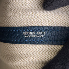 Load image into Gallery viewer, HERMES Garden Party Blue de Prusse Negonda Leather Size TPM
