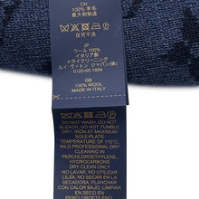 Load image into Gallery viewer, LOUIS VUITTON Bonnet LV Varsity Knit Hat Size S Navy/White/RedM77955 Wool 100%
