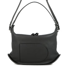 Load image into Gallery viewer, Delvaux Bread Swing Shoulder Bag BlackAA0694AQY099ZPA Soft Grain Leather Size XL
