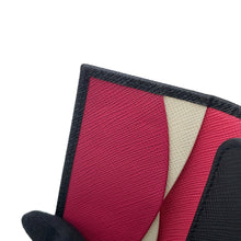Load image into Gallery viewer, PRADA Multicolor 4-Key Case Black/Hibiscus1PG004_ZLP_F061H Saffiano LeatherLeather
