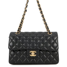 Load image into Gallery viewer, CHANEL Classic Matelasse Double Chain Shoulder Bag BlackA01113-Y01295-94305 Lambskin Size 23
