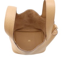 Load image into Gallery viewer, HERMES Picotin Lock Biscuit Taurillon Clemence Size PM
