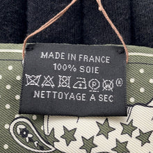 Load image into Gallery viewer, HERMES Twilly 《Cheval de Coeur Bandana》 Roden/Khaki/CreamH064259S 01 Silk100%
