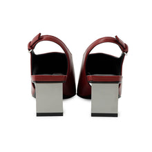 Load image into Gallery viewer, HERMES Sandals 《Marly》 45 Rouge HH261097Z Nappa Size 36.5
