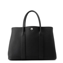 将图像加载到图库查看器中，HERMES Garden Party Black Negonda Leather Size TPM
