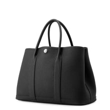 将图像加载到图库查看器中，HERMES Garden Party Black Negonda Leather Size TPM

