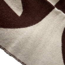 Load image into Gallery viewer, HERMES Scarf Casaque Bag Charm Brown/Beige Cashmere100%
