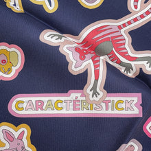 将图像加载到图库查看器中，HERMES Carre Double Face Caracteristic Detail Size 90 Caban/Rose/Multicolor904165S Silk100%
