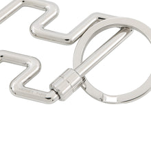 Load image into Gallery viewer, HERMES H to Speed Key Ring Bag Charm SilverH077245 Metal
