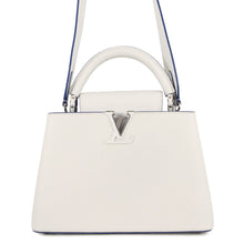 将图像加载到图库查看器中，LOUIS VUITTON Capucines BB White/BlueM20828 Taurillon Leather
