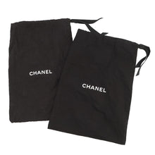 Load image into Gallery viewer, CHANEL Pearl Sandals Black Fabric Size 36

