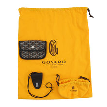 Load image into Gallery viewer, GOYARD Ange Pouch BlackANJCROMINCG01TY01P PVC Leather Size Mini
