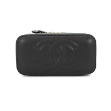 将图像加载到图库查看器中，CHANEL Vanity bag BlackAP4404 B18715 Caviar Leather

