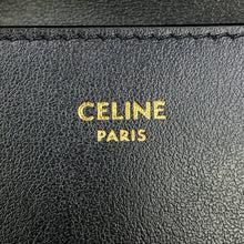 Load image into Gallery viewer, CELINE Triomphe Compact Wallet with Coin Compartment Black10I653DPV.38NO Shiny Calf Leather
