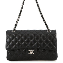 Load image into Gallery viewer, CHANEL Matelasse W Flap ChainShoulder Bag BlackA01112 Lambskin Size 25
